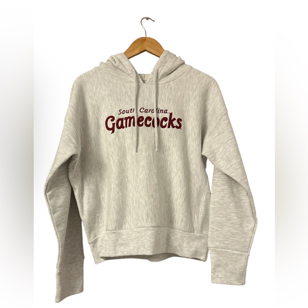 New Women’s Champion Reverse Weave Collegiate Wear Gamecocks Light Gray Size M